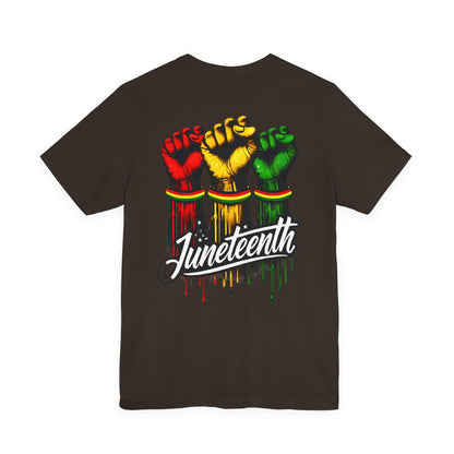 Juneteenth Fist T-Shirt — Black Liberation Pride Tee