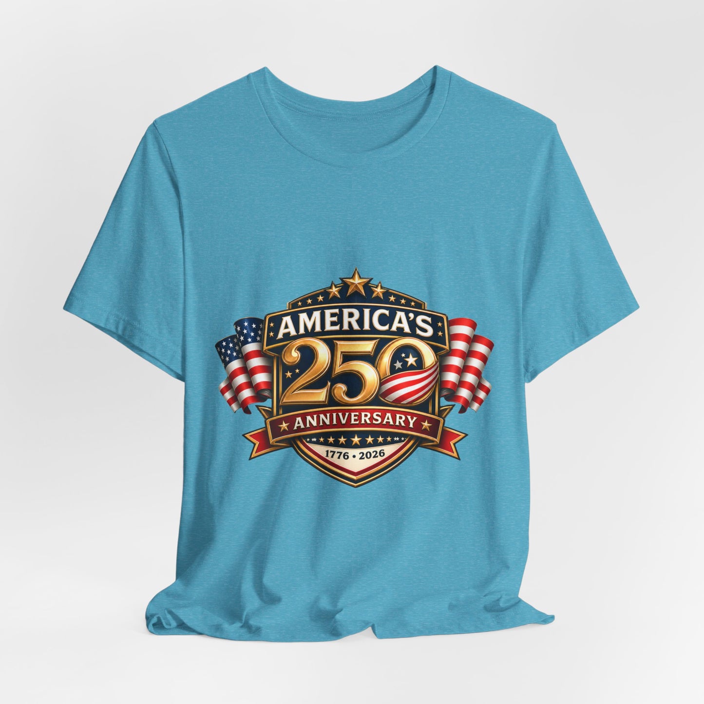 America's 250th Anniversary T-Shirt – 1776–2026 Patriotic USA Flag Tee