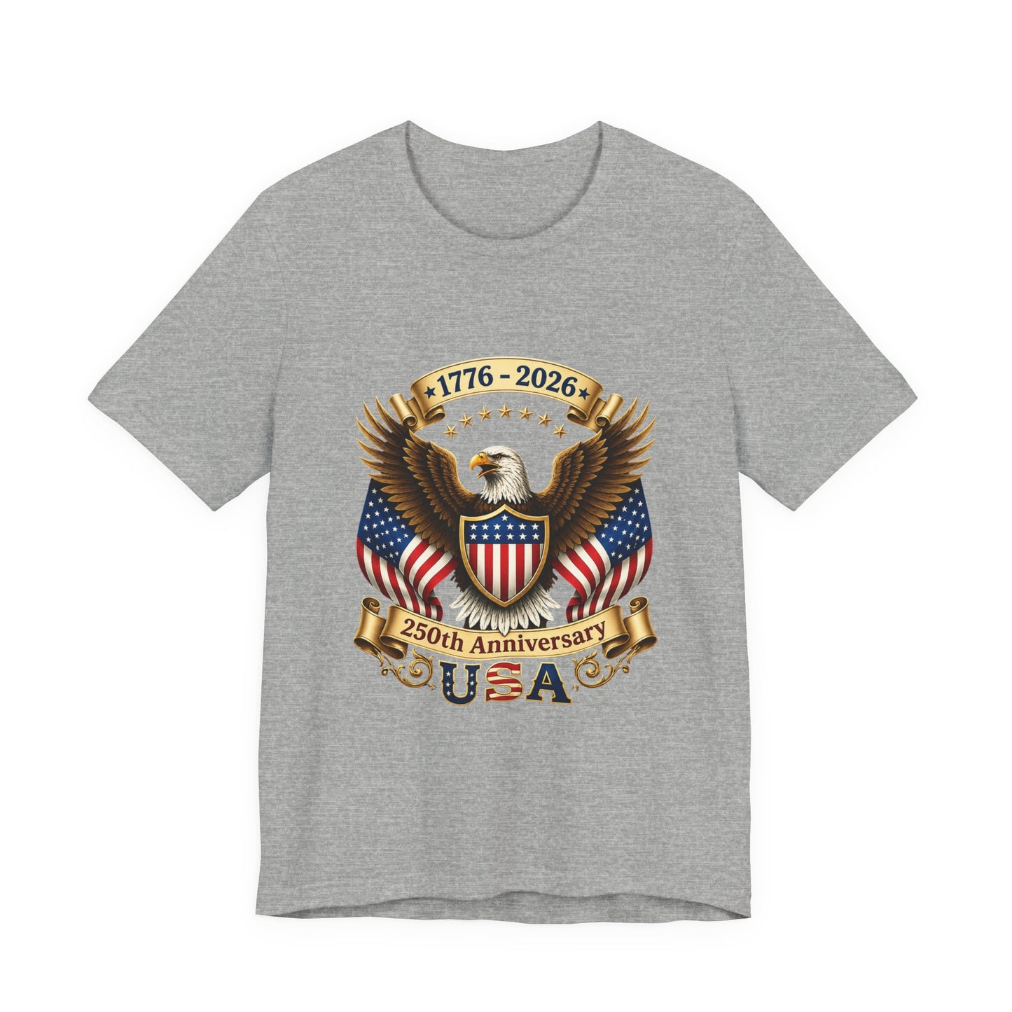 250th Anniversary USA Eagle T-Shirt — 1776–2026 Patriotic Tee