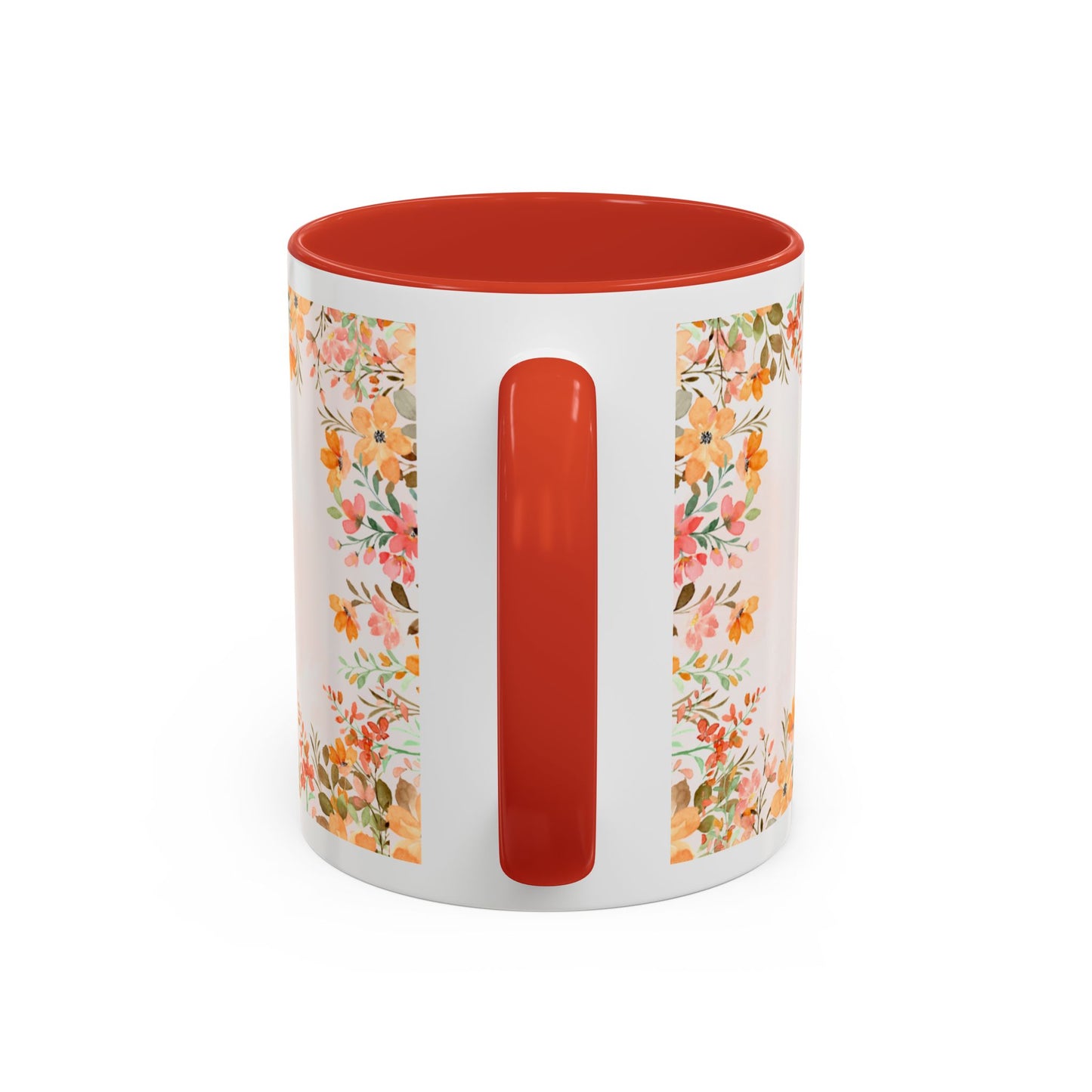 Life Began With You Mom Floral Accent Coffee Mug