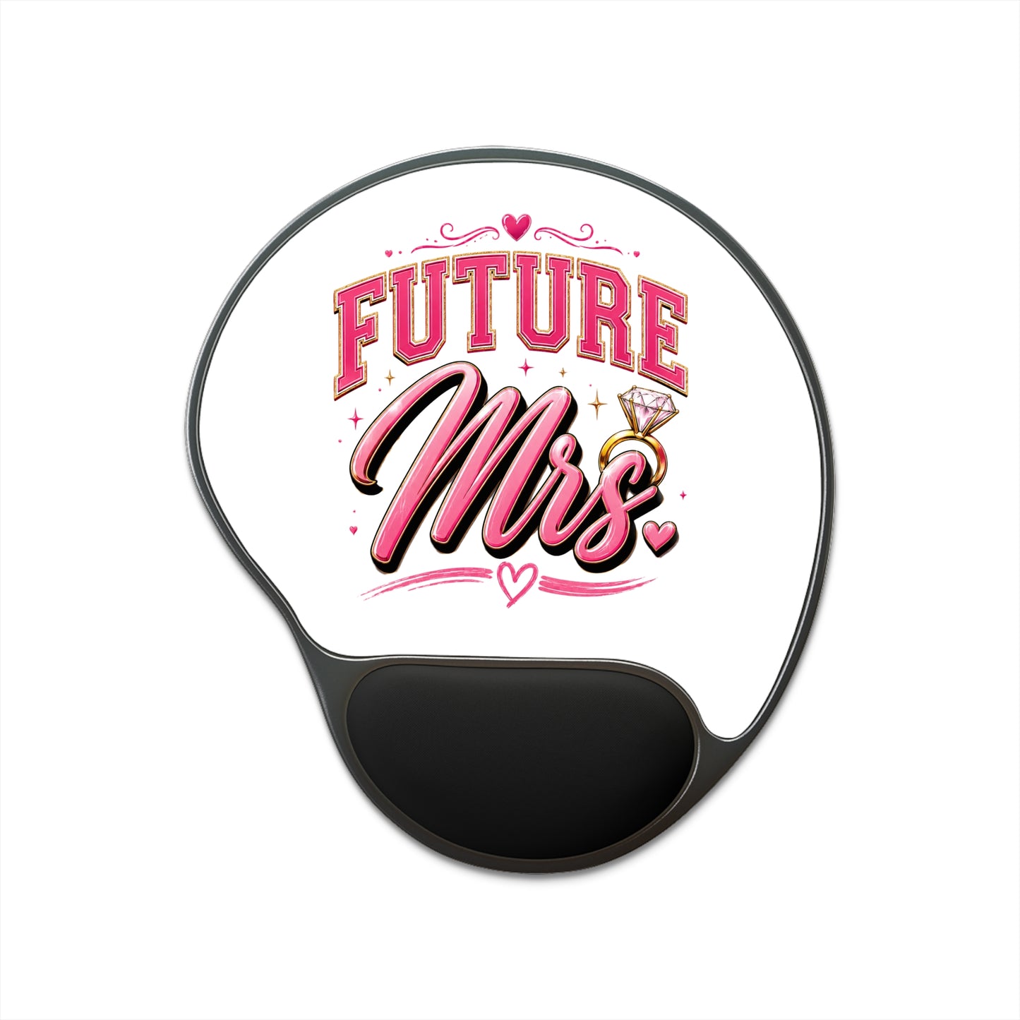 Future Mrs. Ergonomic Mouse Pad with Wrist Rest — Bachelorette Bridal Gift