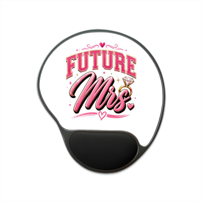 Future Mrs. Ergonomic Mouse Pad with Wrist Rest — Bachelorette Bridal Gift
