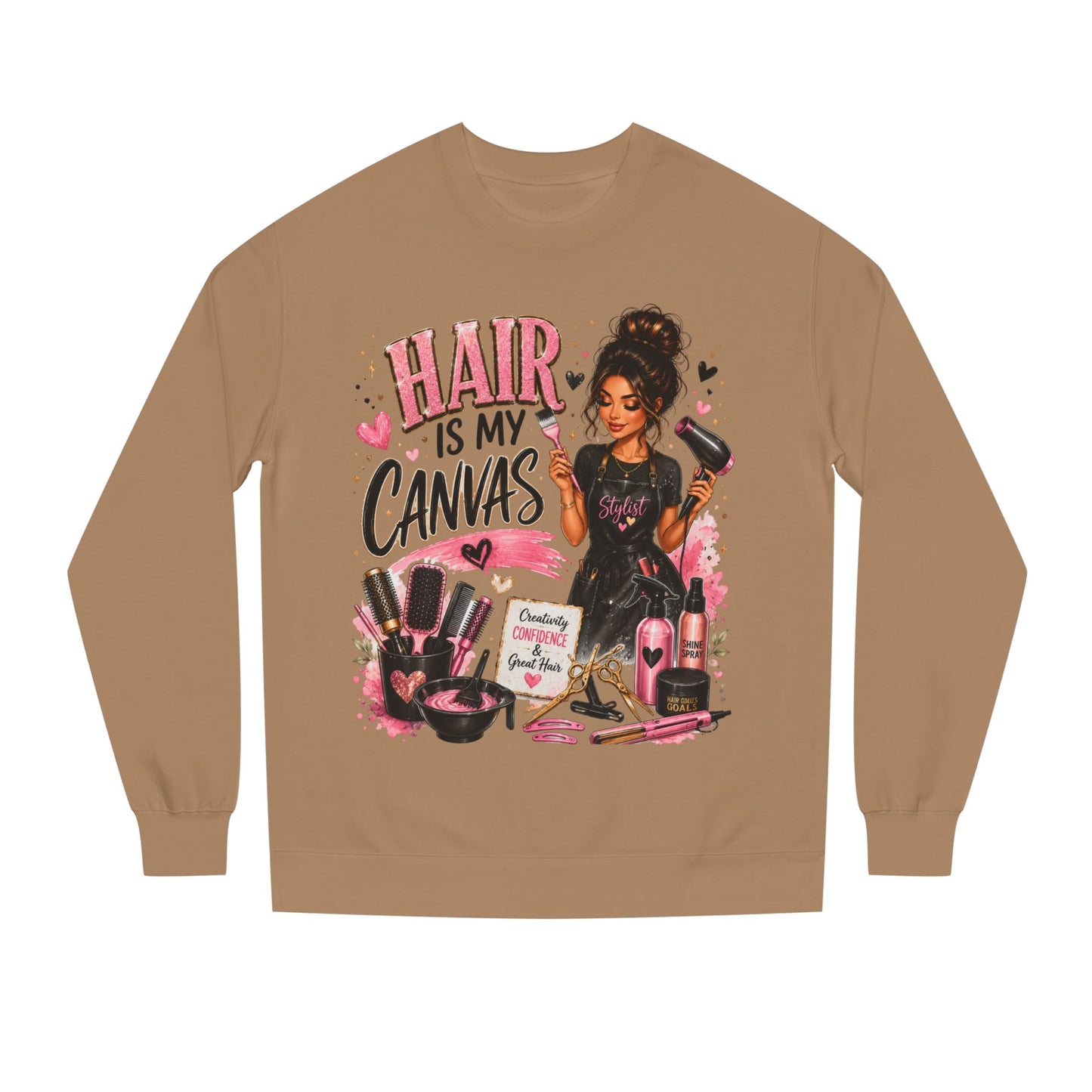 Hair Is My Canvas Sweatshirt