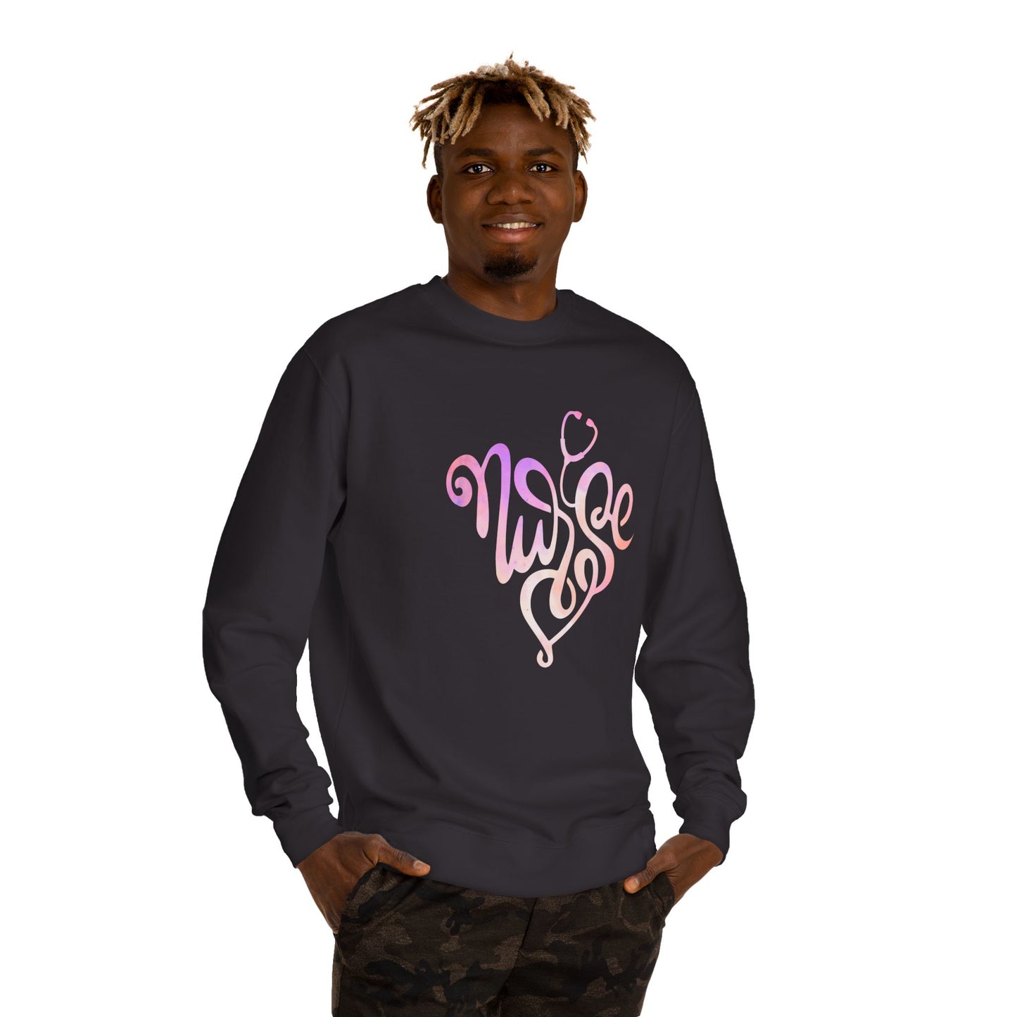 Nurse Heart Stethoscope Sweatshirt