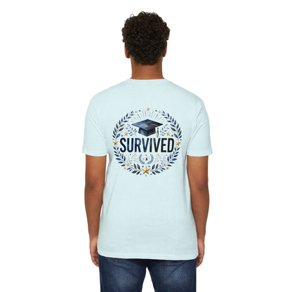 Survived Graduation Cap T-Shirt