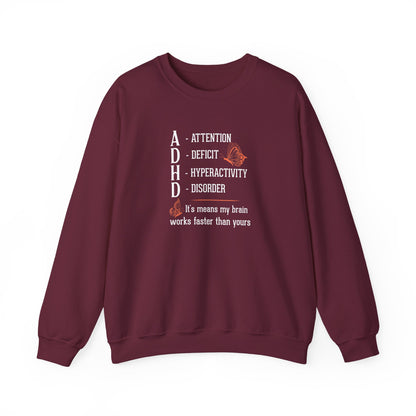 ADHD Awareness Crewneck Sweatshirt