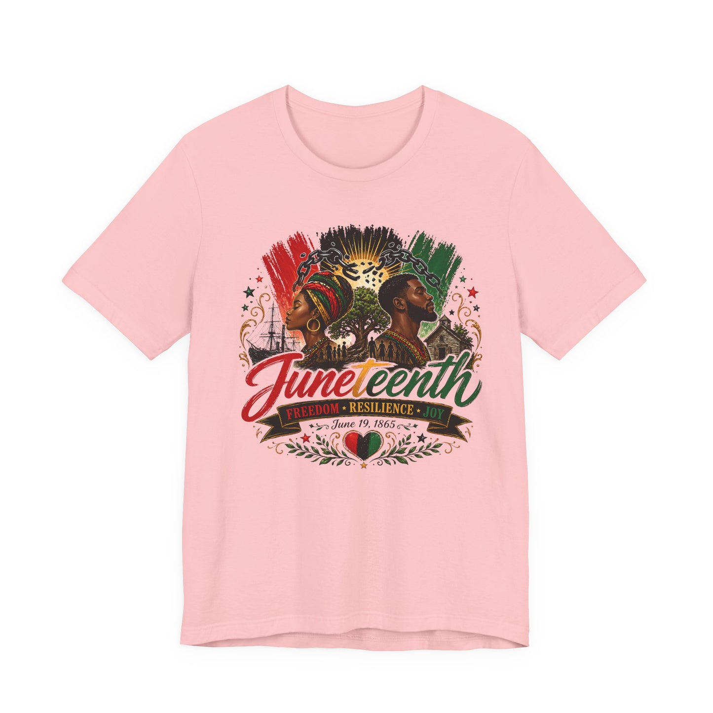 Juneteenth Celebration Tee — Freedom Resilience Juneteenth Graphic Shirt