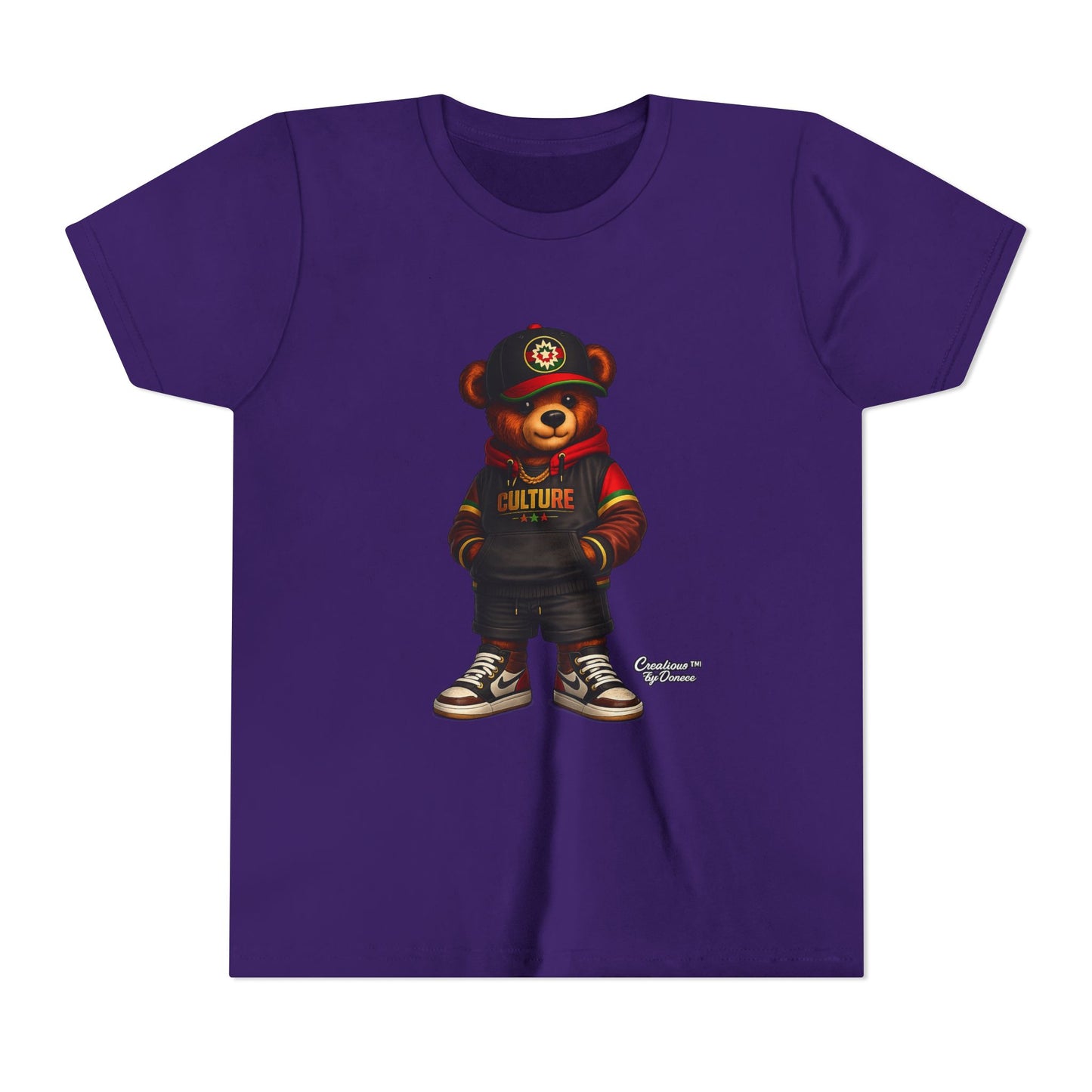 Youth Tee — Urban Bear "Culture" Graphic
