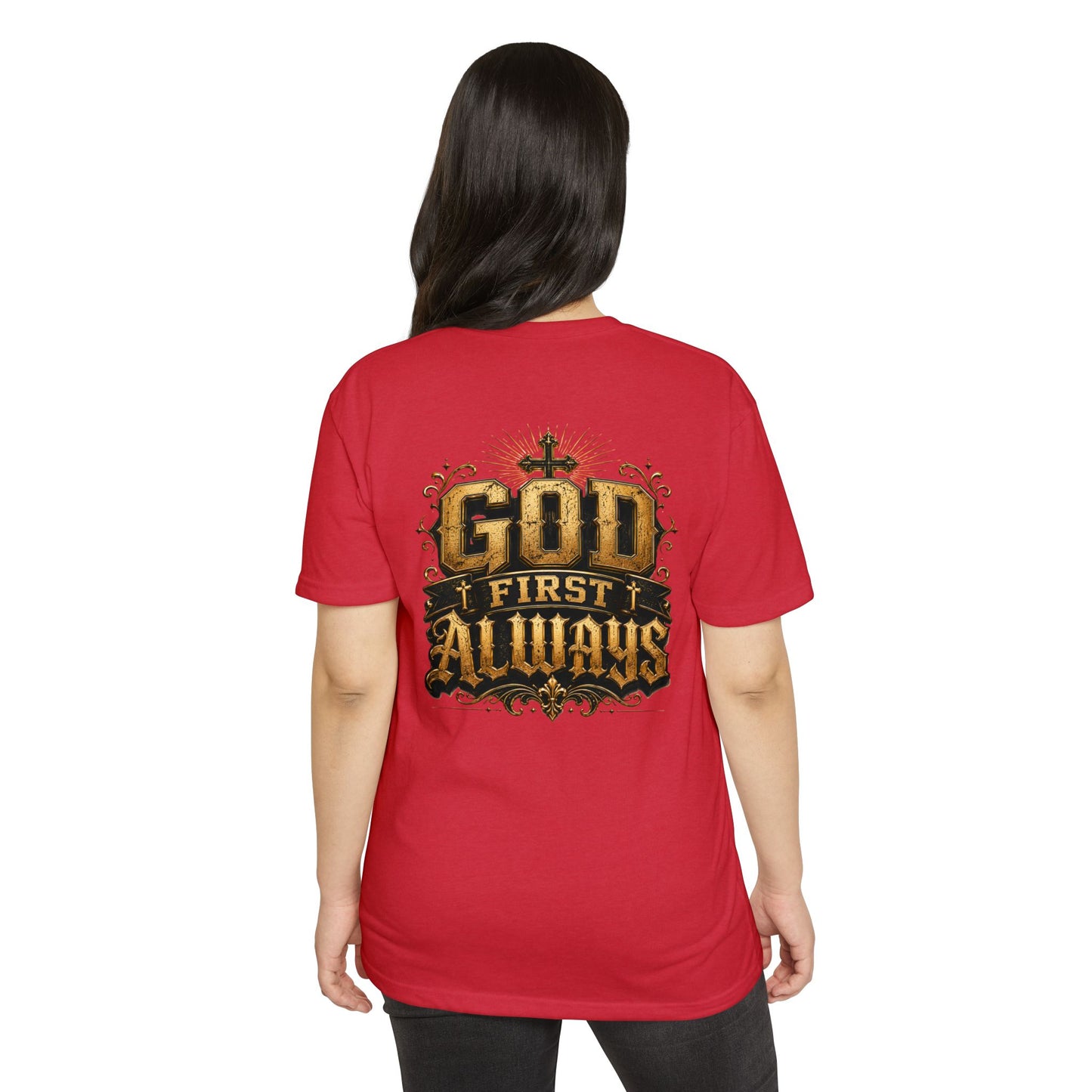 God First Always T-Shirt — Faith-Based Christian Graphic Tee
