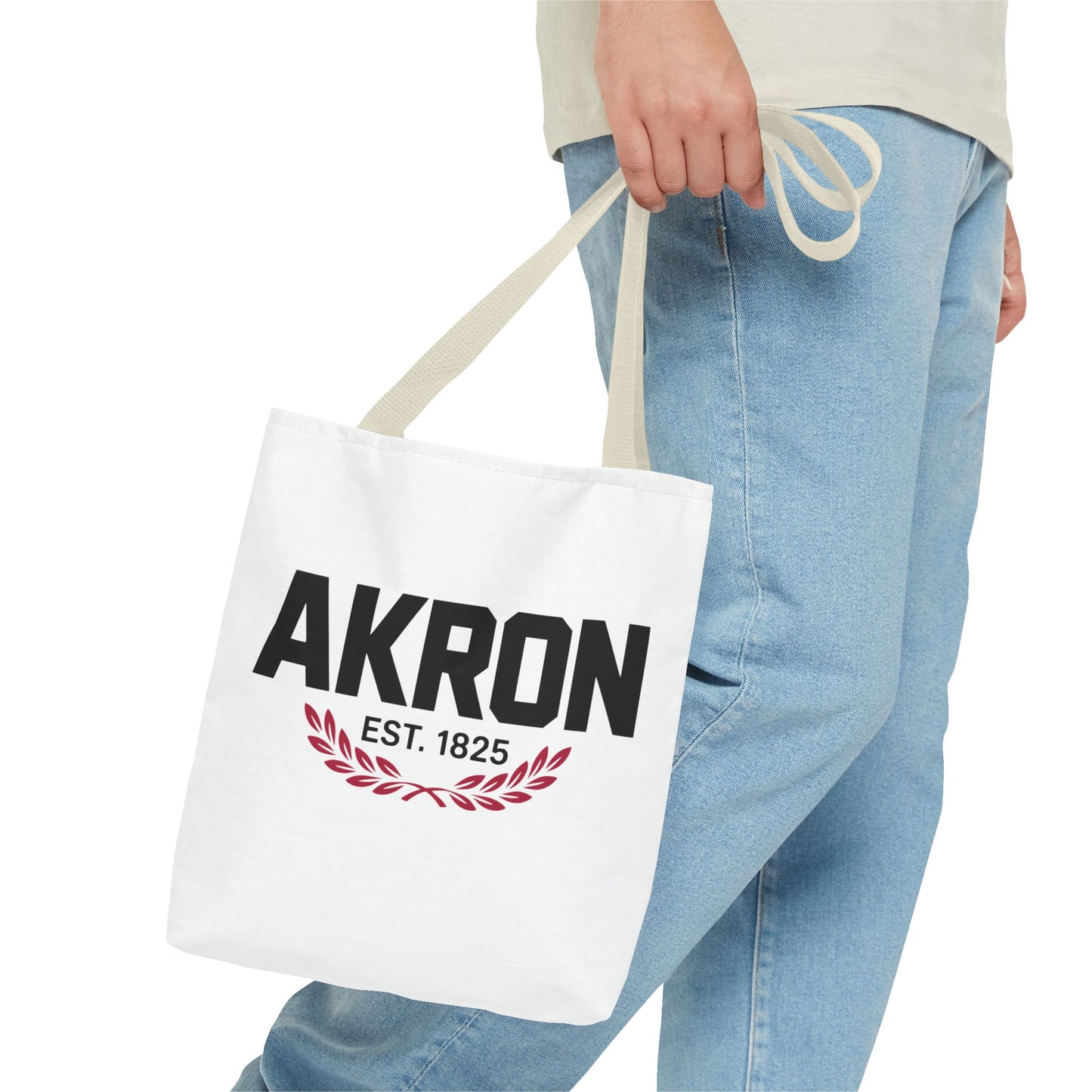 Akron Est. 1825 Tote Bag — City Pride Canvas Tote