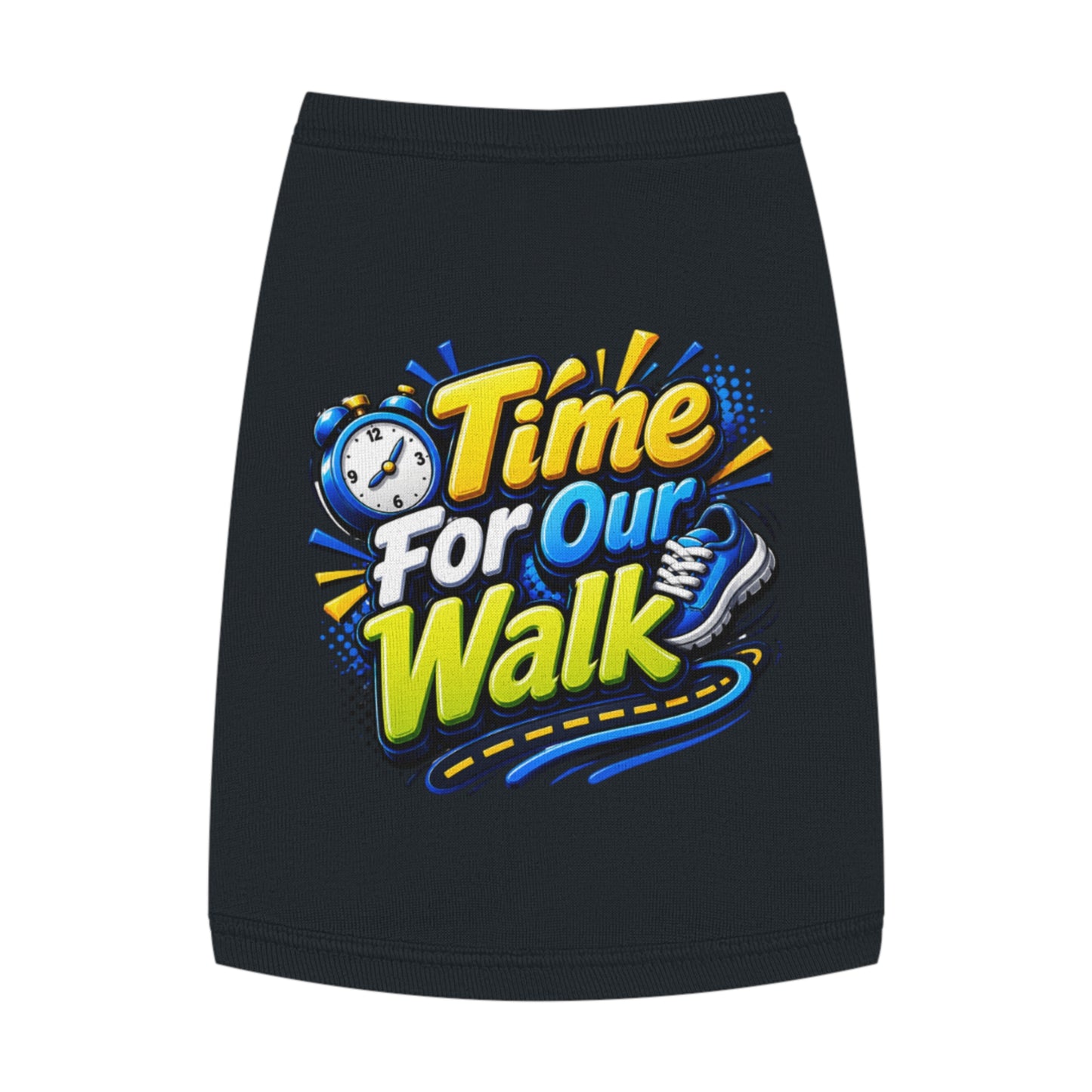 Pet Tank Top — "Time For Our Walk" Cute Dog Walking Shirt