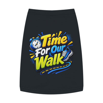 Pet Tank Top — "Time For Our Walk" Cute Dog Walking Shirt