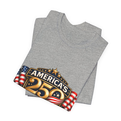 America's 250th Anniversary T-Shirt – 1776–2026 Patriotic USA Flag Tee