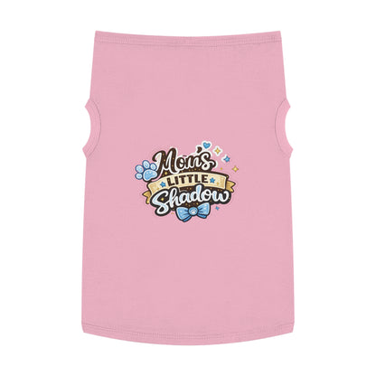 Mom's Little Shadow Pet Tank — Cute Paw Print Dog Shirt