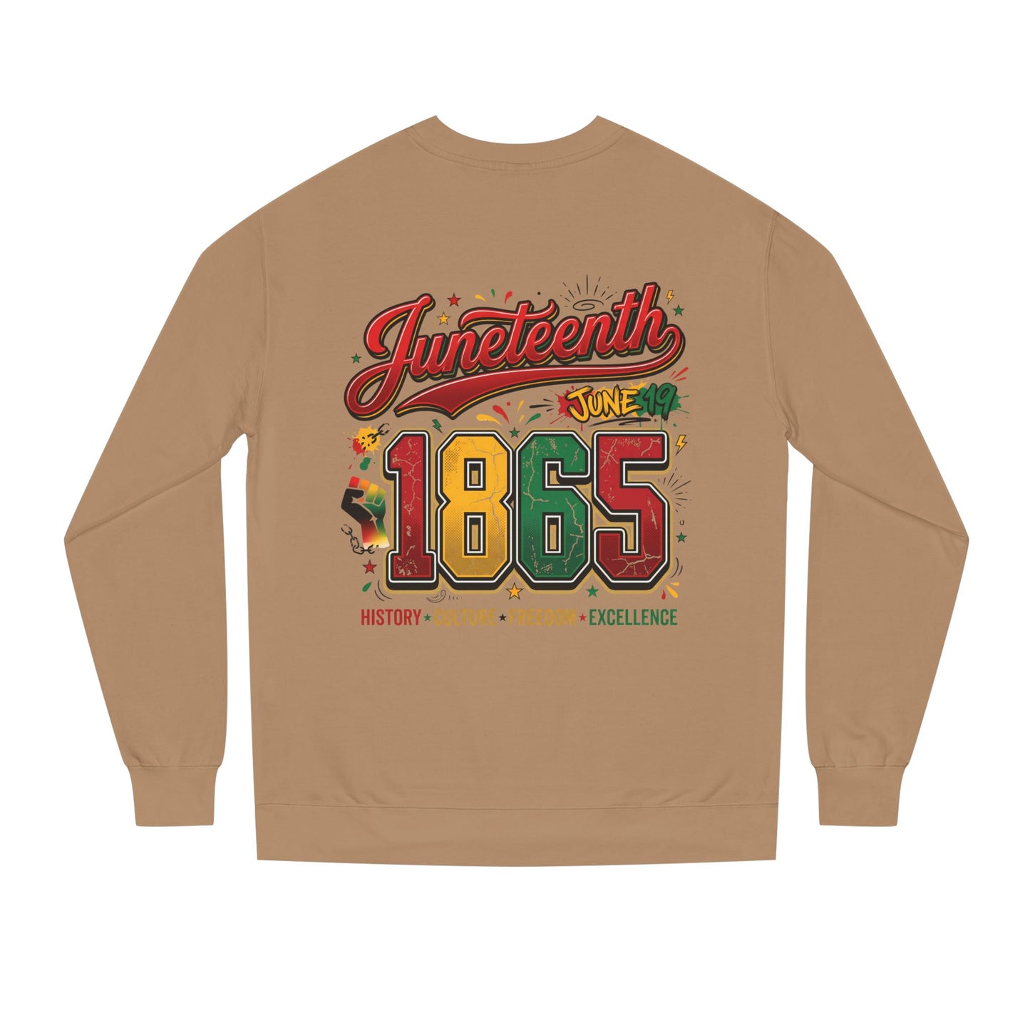 Juneteenth 1865 Crewneck Sweatshirt — History • Culture • Freedom