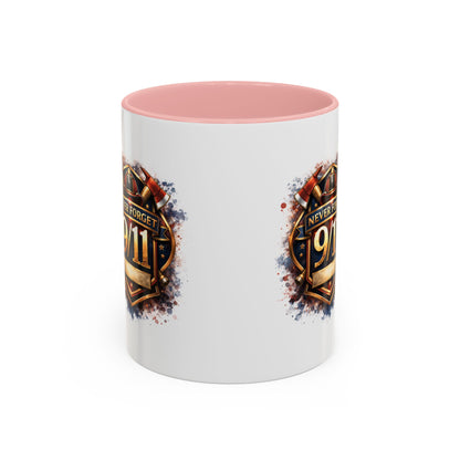 Never Forget 9/11 Memorial Coffee Mug