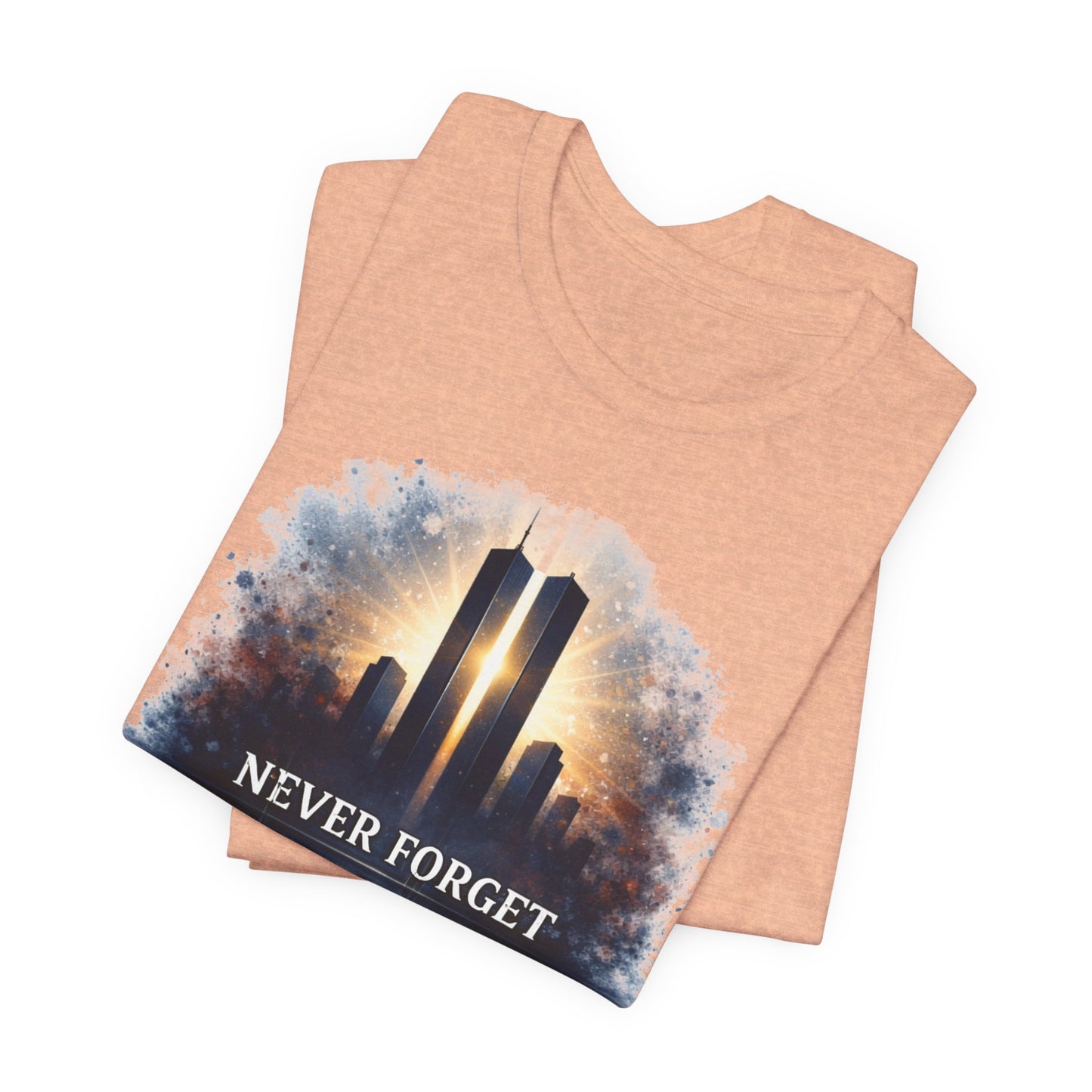 9/11 Never Forget Tee — World Trade Center Memorial Shirt