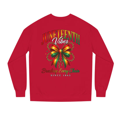 Juneteenth Crewneck Sweatshirt — "Breaking Every Chain" Celebration Pullover