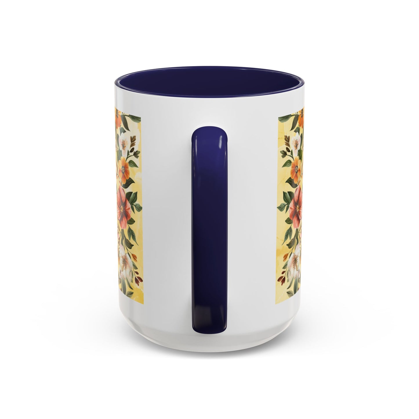 She Is Mom Floral Accent Coffee Mug — 'She is Peace, She is Home' Mother's Day Gift