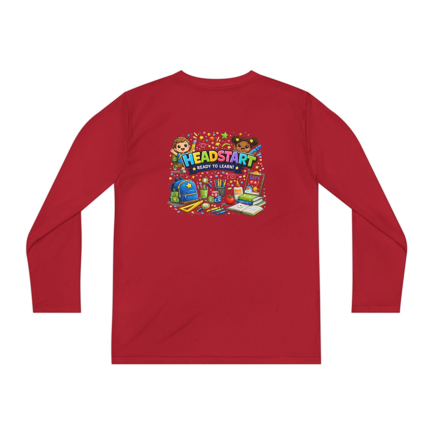 Head Start Kids Long Sleeve Tee — Back-to-School Preschool Shirt