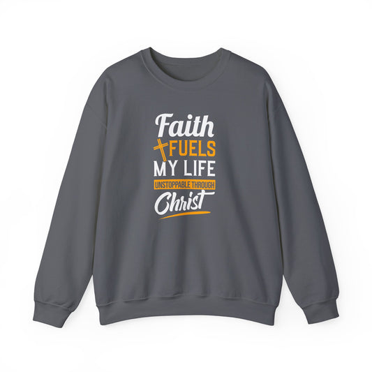Faith Fuels My Life Christ Sweatshirt