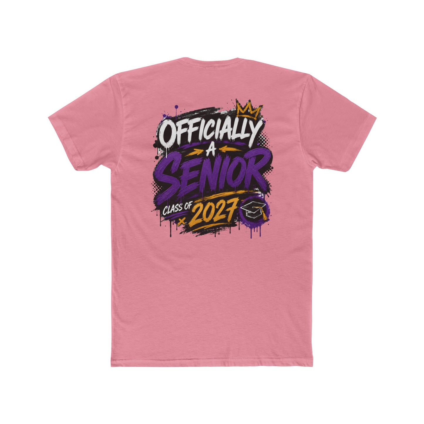Officially A Senior Class of 2027 T-Shirt — Graduation Tee for High School Seniors