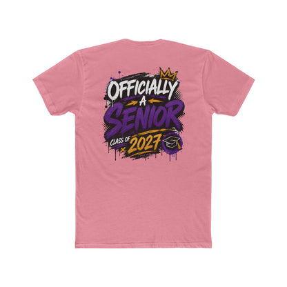 Officially A Senior Class of 2027 T-Shirt — Graduation Tee for High School Seniors