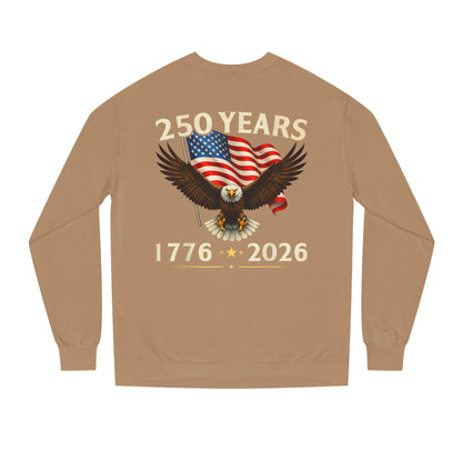 250 Years 1776–2026 Eagle Flag Crewneck Sweatshirt