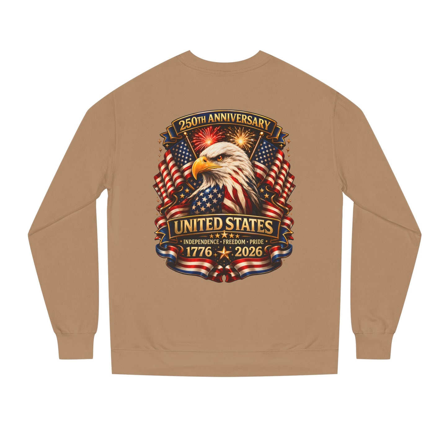 250th Anniversary United States Eagle Sweatshirt – 1776–2026 Patriotic Crewneck