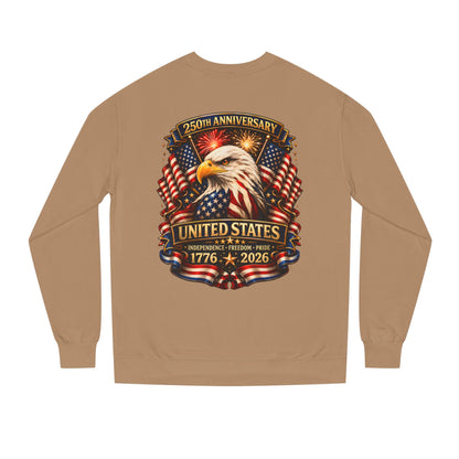 250th Anniversary United States Eagle Sweatshirt – 1776–2026 Patriotic Crewneck