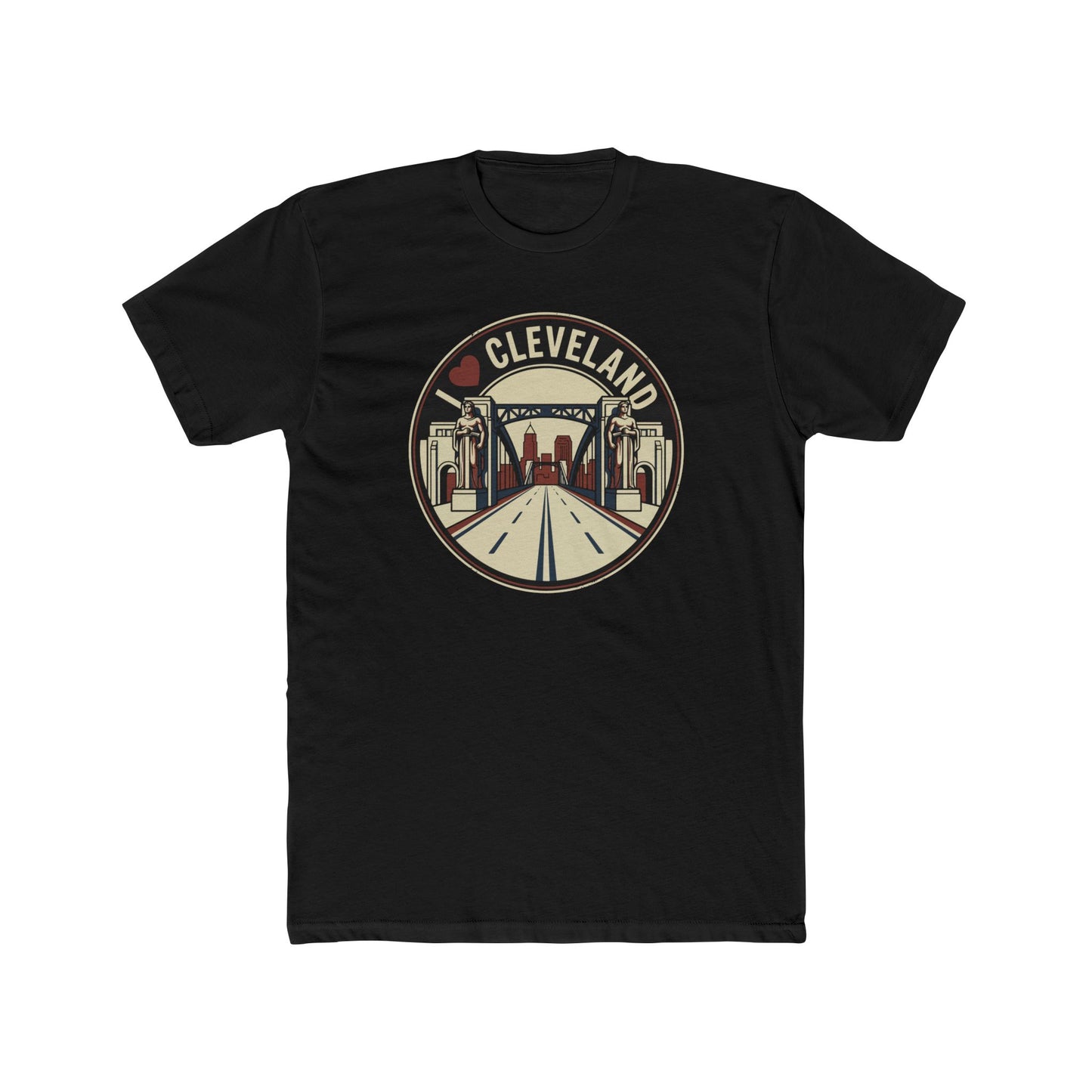 Cleveland Retro Cityscape Tee — I  Cleveland Graphic T‑Shirt