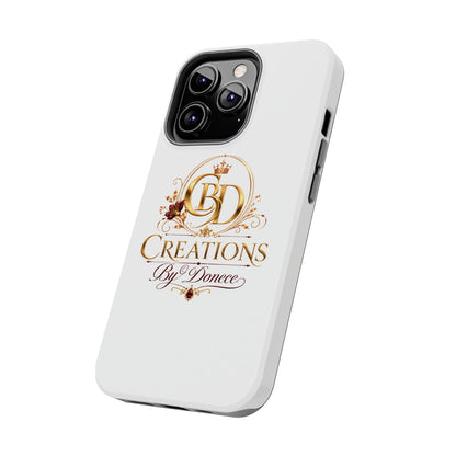 BD Creations By Donece Elegant Logo Tough Phone Case — Protective iPhone Cover