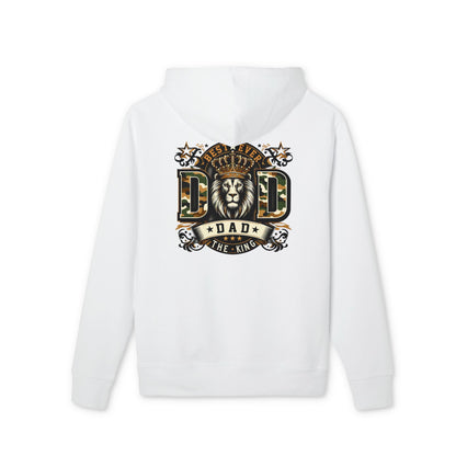 Dad The King Lion Hoodie — Father's Day Vintage Crest Sweatshirt
