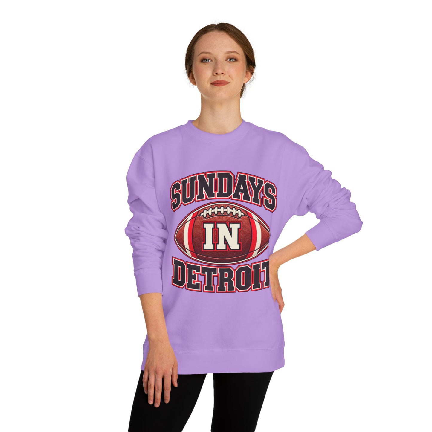 Sundays in Detroit Football Sweatshirt