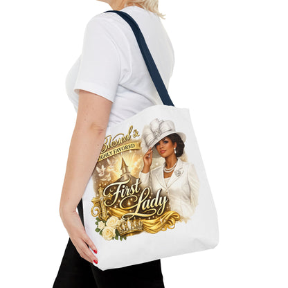 First Lady 'Blessed & Highly Favored' Tote Bag