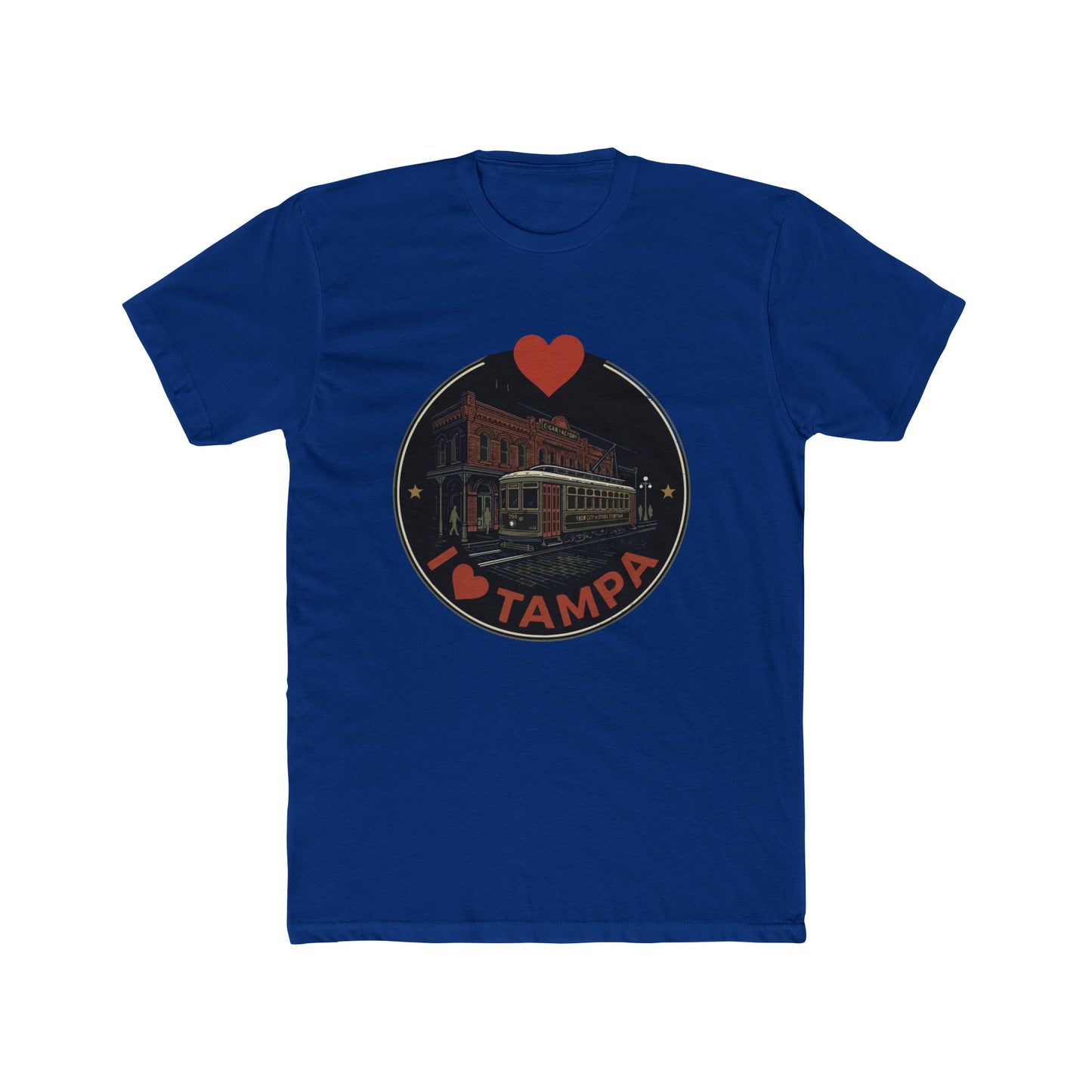 I Heart Tampa Streetcar T-Shirt — Retro Tampa Vintage City Tee