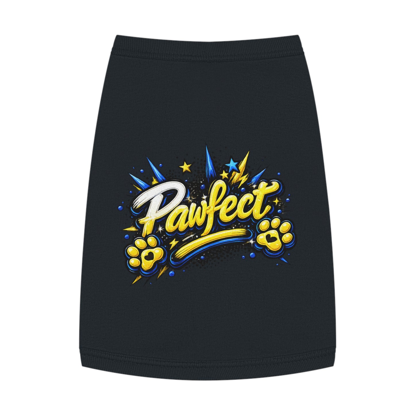 Pawfect Pet Tank Top — Cute Paw Print Dog & Cat Shirt
