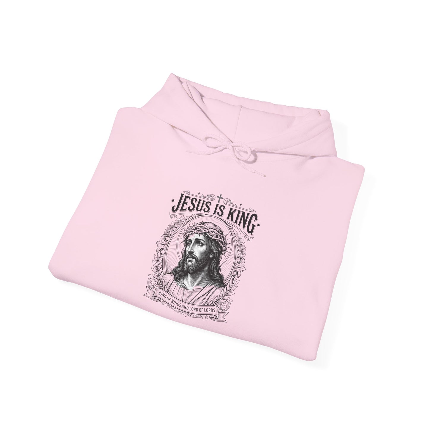 Jesus Is King Hoodie — Vintage Religious Graphic Christian Sweatshirt