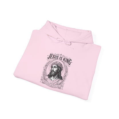 Jesus Is King Hoodie — Vintage Religious Graphic Christian Sweatshirt