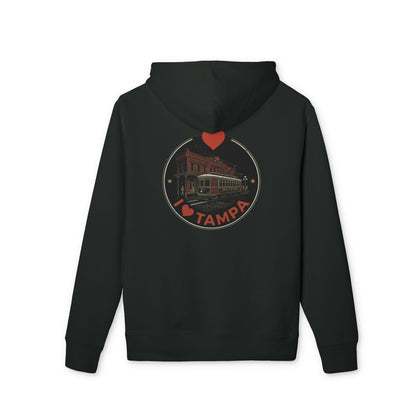 I Heart Tampa Hoodie — Vintage Streetcar Tampa Pullover
