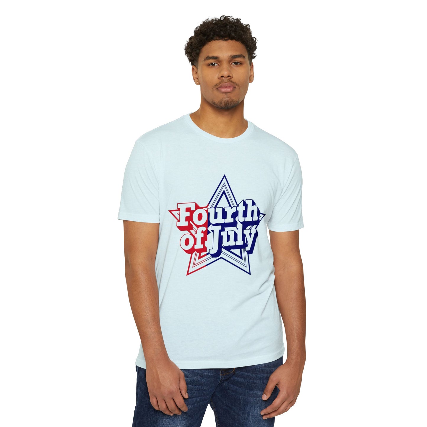 Fourth of July Star T-Shirt — Retro Patriotic Independence Day Tee