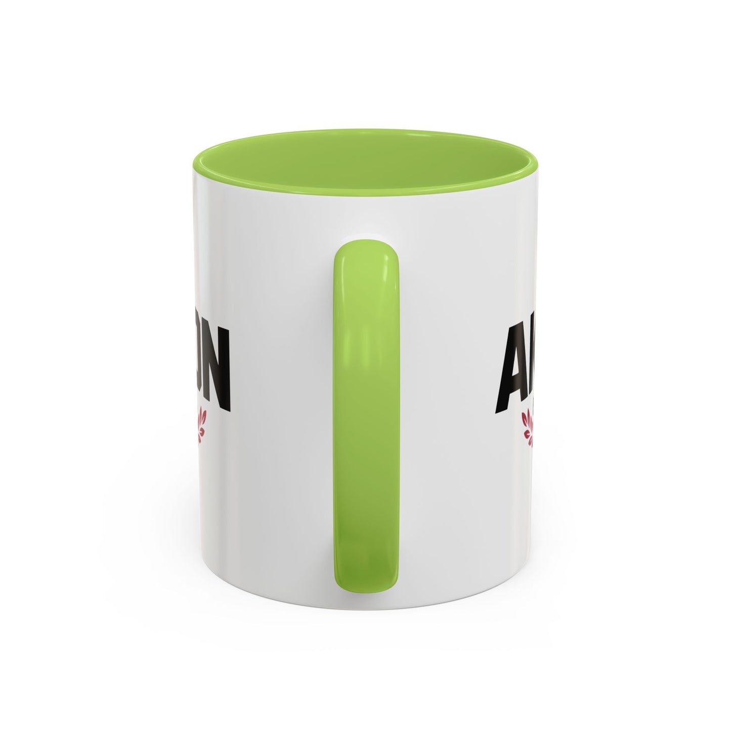 Akron Est. 1825 Accent Coffee Mug — Vintage City Pride Ceramic Mug