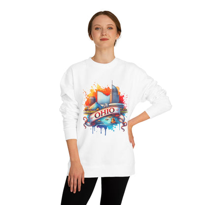 Ohio Skyline Crewneck Sweatshirt – Colorful Cityscape Graphic