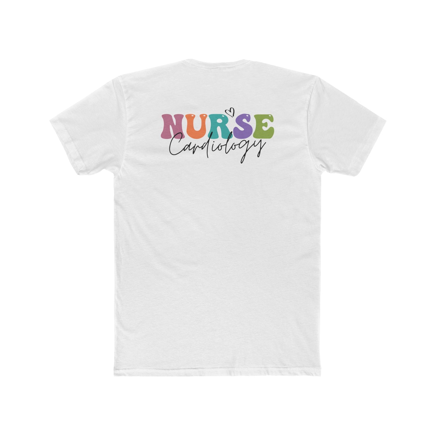 Cardiology Nurse T‑Shirt — Colorful 'NURSE Cardiology' Crew Tee