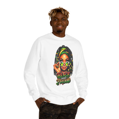 Black and Proud Crewneck Sweatshirt