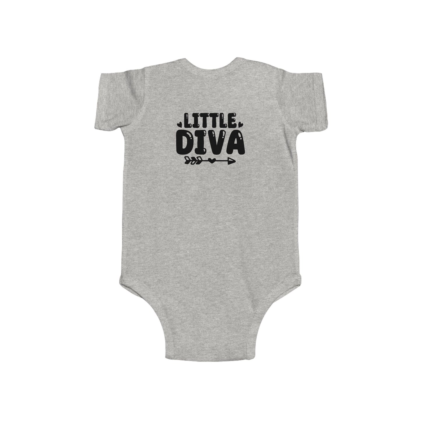 Little Diva Infant Bodysuit — Cute Baby Onesie for Newborns & Baby Showers