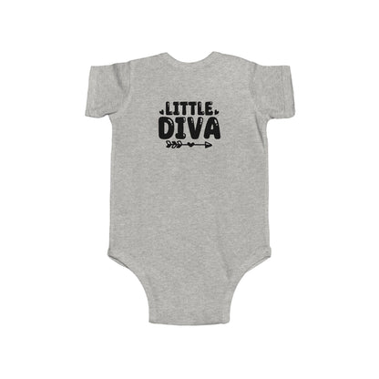 Little Diva Infant Bodysuit — Cute Baby Onesie for Newborns & Baby Showers