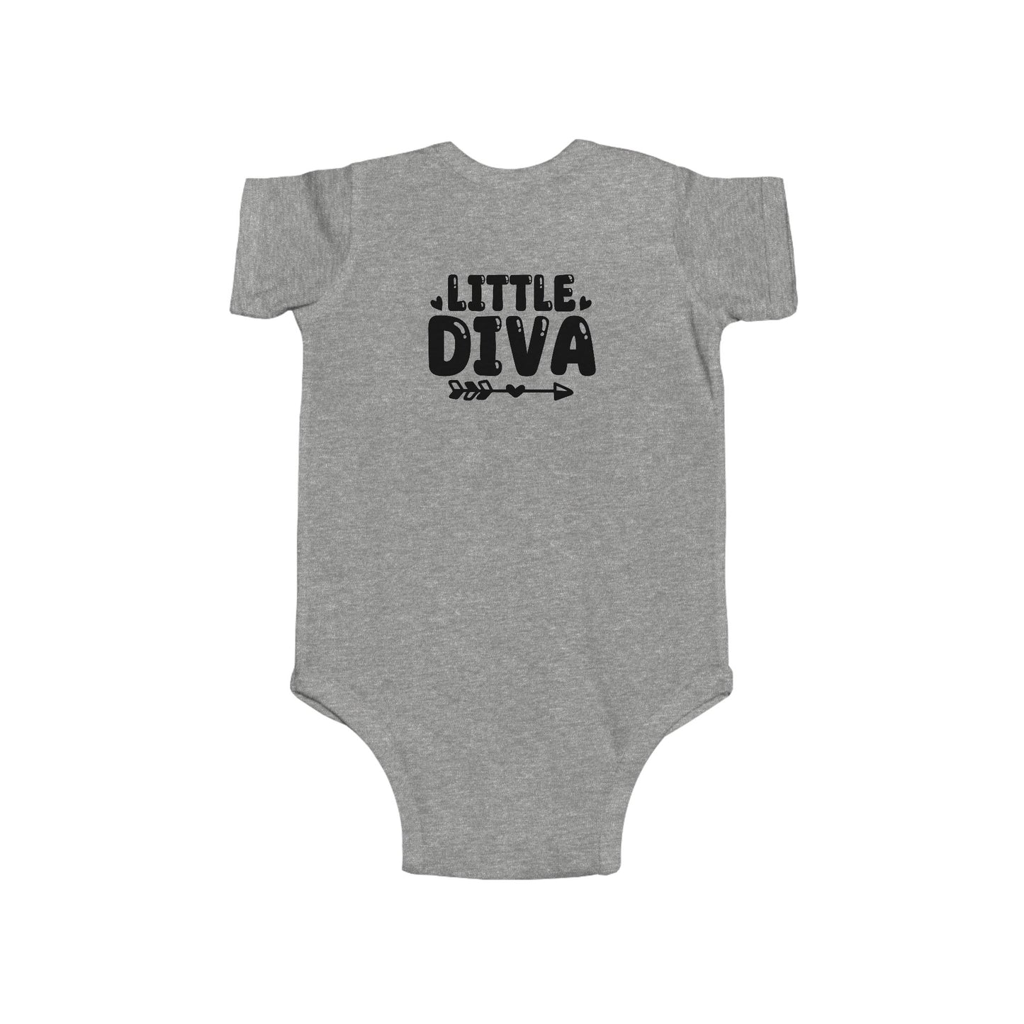 Little Diva Infant Bodysuit — Cute Baby Onesie for Newborns & Baby Showers