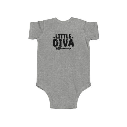 Little Diva Infant Bodysuit — Cute Baby Onesie for Newborns & Baby Showers