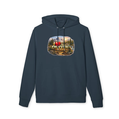 Denver Scenic Hoodie - I  Denver Mountain Landscape Pullover